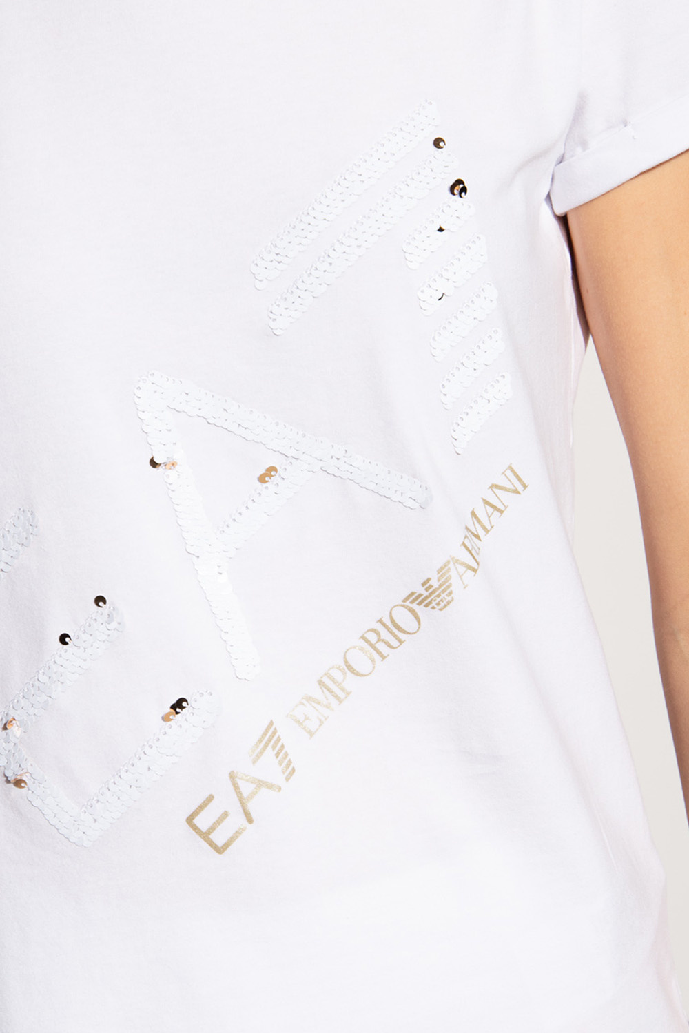 Armani Jeans Sukienki na co dzień Logo T-shirt